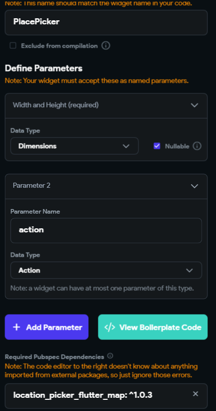 Place Picker with OpenStreetMap | FlutterFlow
