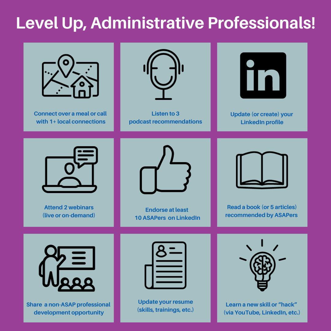 Level Up, Administrative Professionals! | The ASAP Circle
