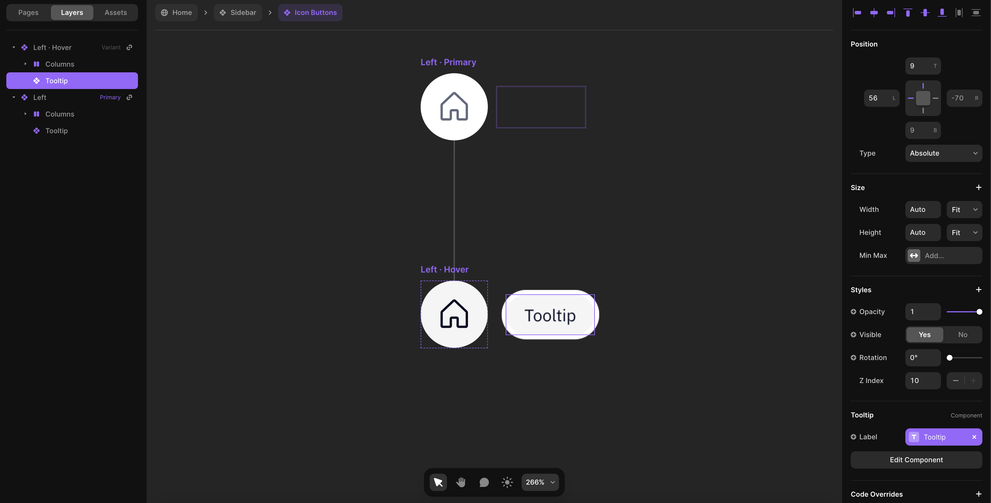 Tooltip position | Framer