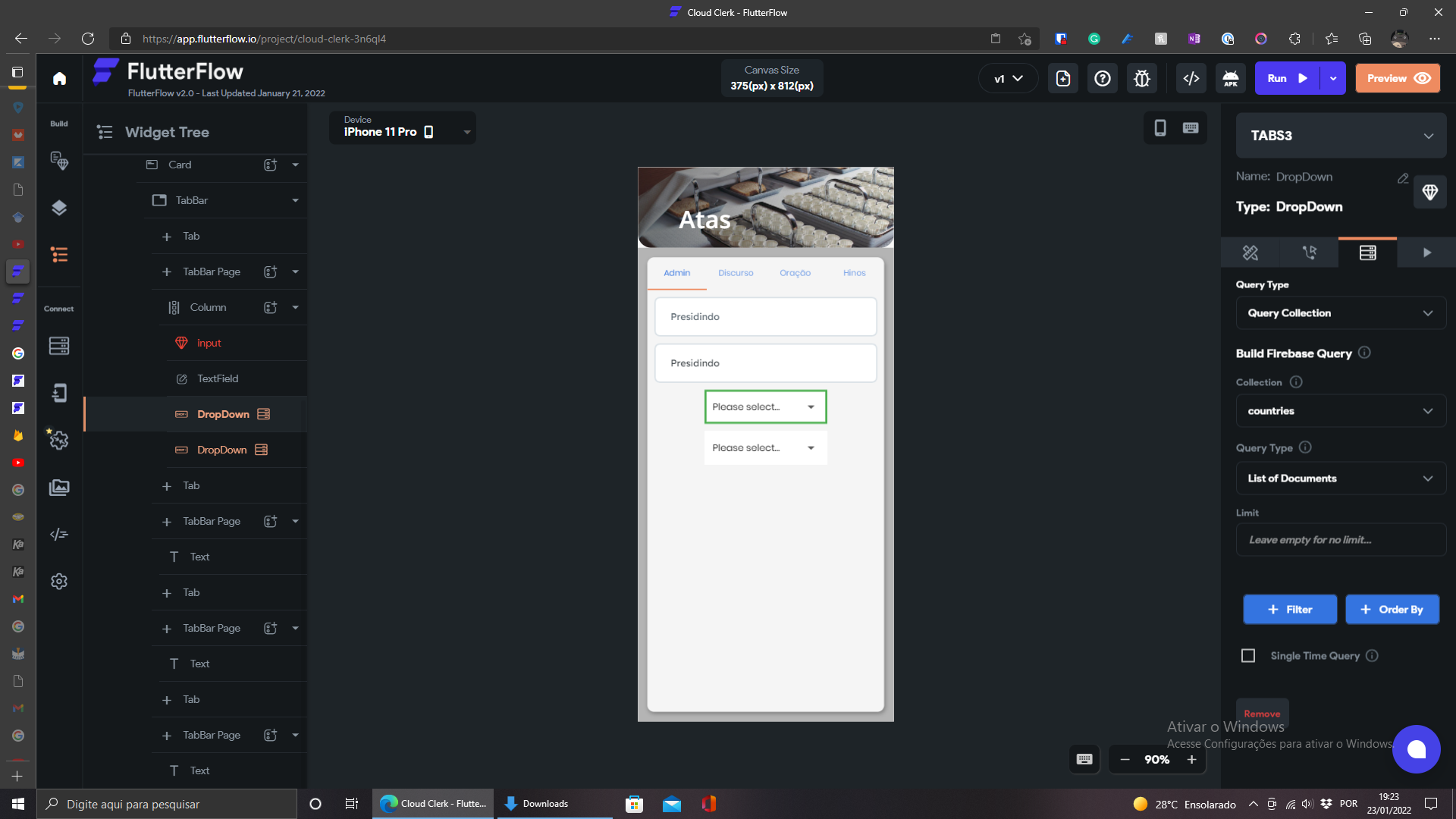 Multi level dropdowns (ex. countries>cities) | FlutterFlow