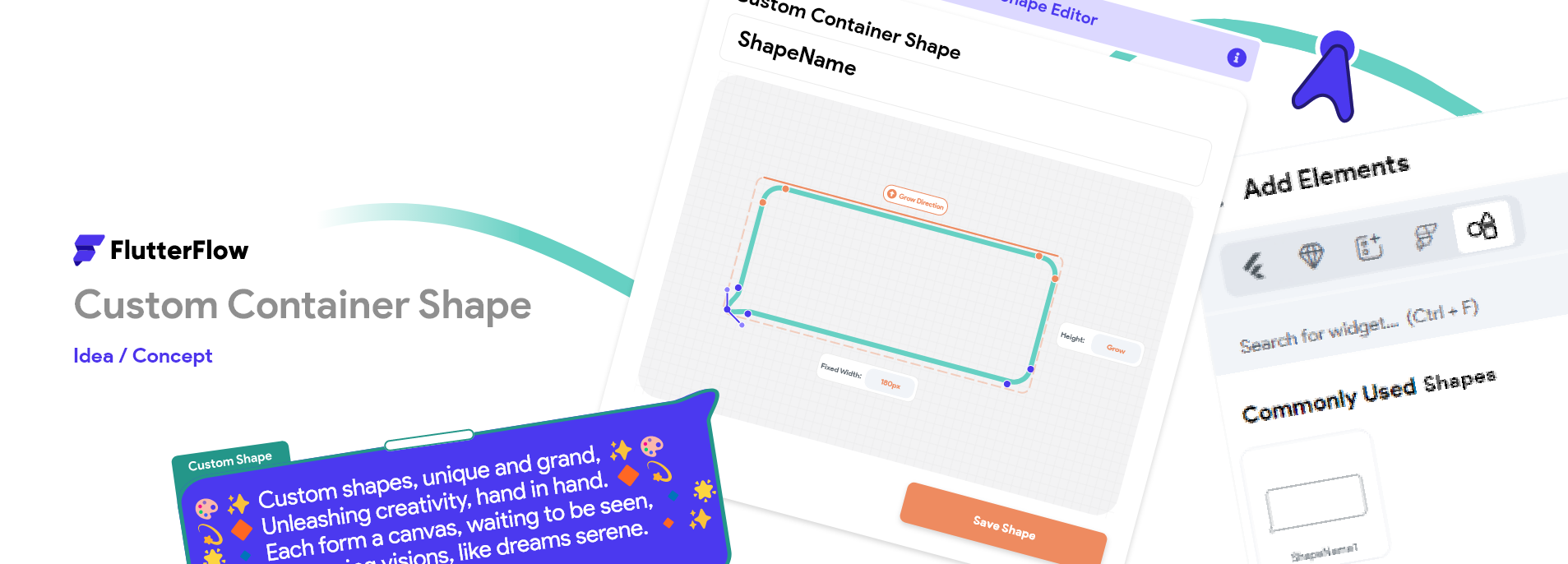 Custom Container Shapes | FlutterFlow
