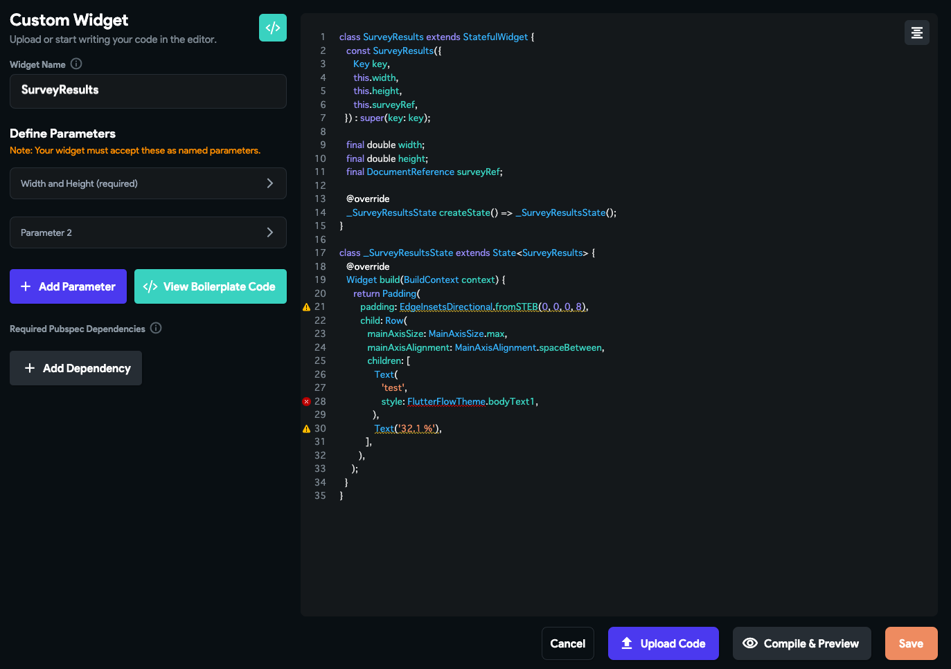 Class of backend and flutter_flow | FlutterFlow
