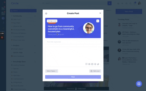 📝 A new way to share posts | Circle Community