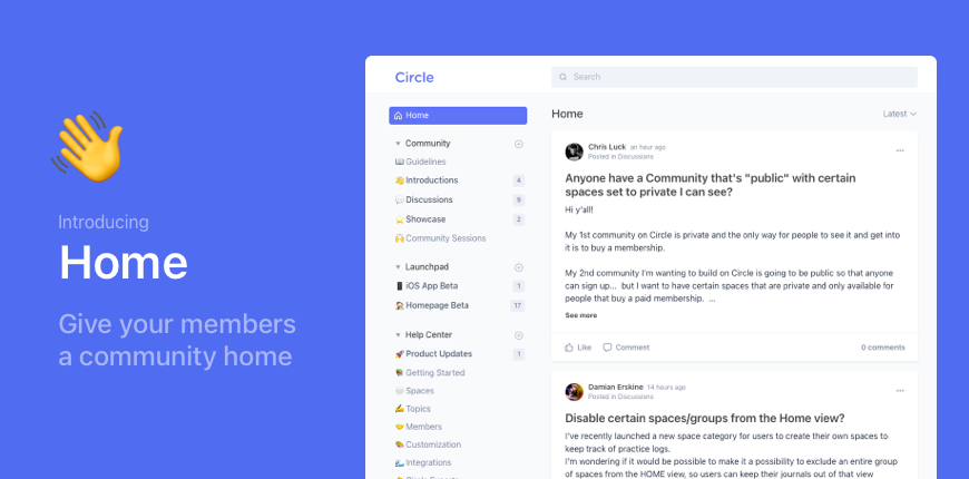 🏠 Introducing your new Community Home | Circle Community