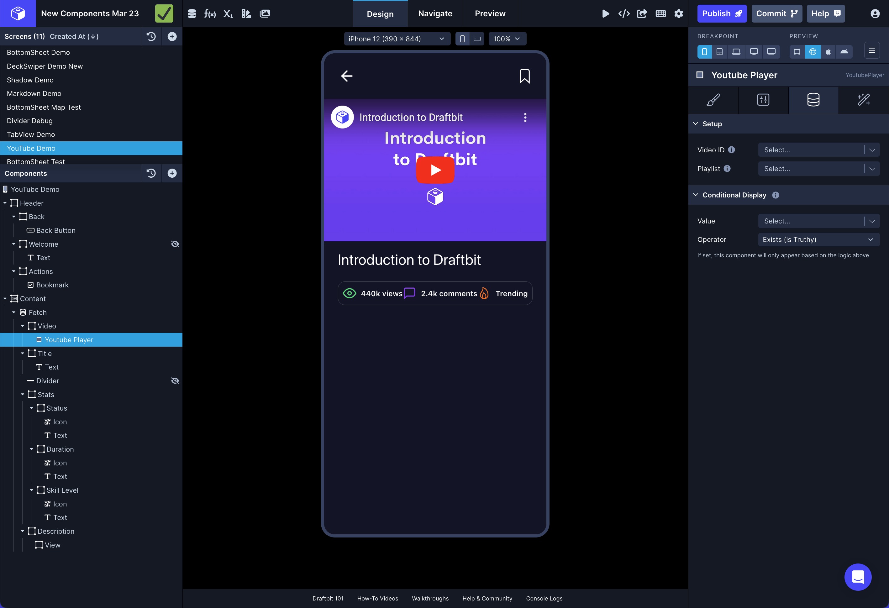 🙌 Deck Swiper, Tab View, Bottom Sheet, and more! | The Draftbit Community
