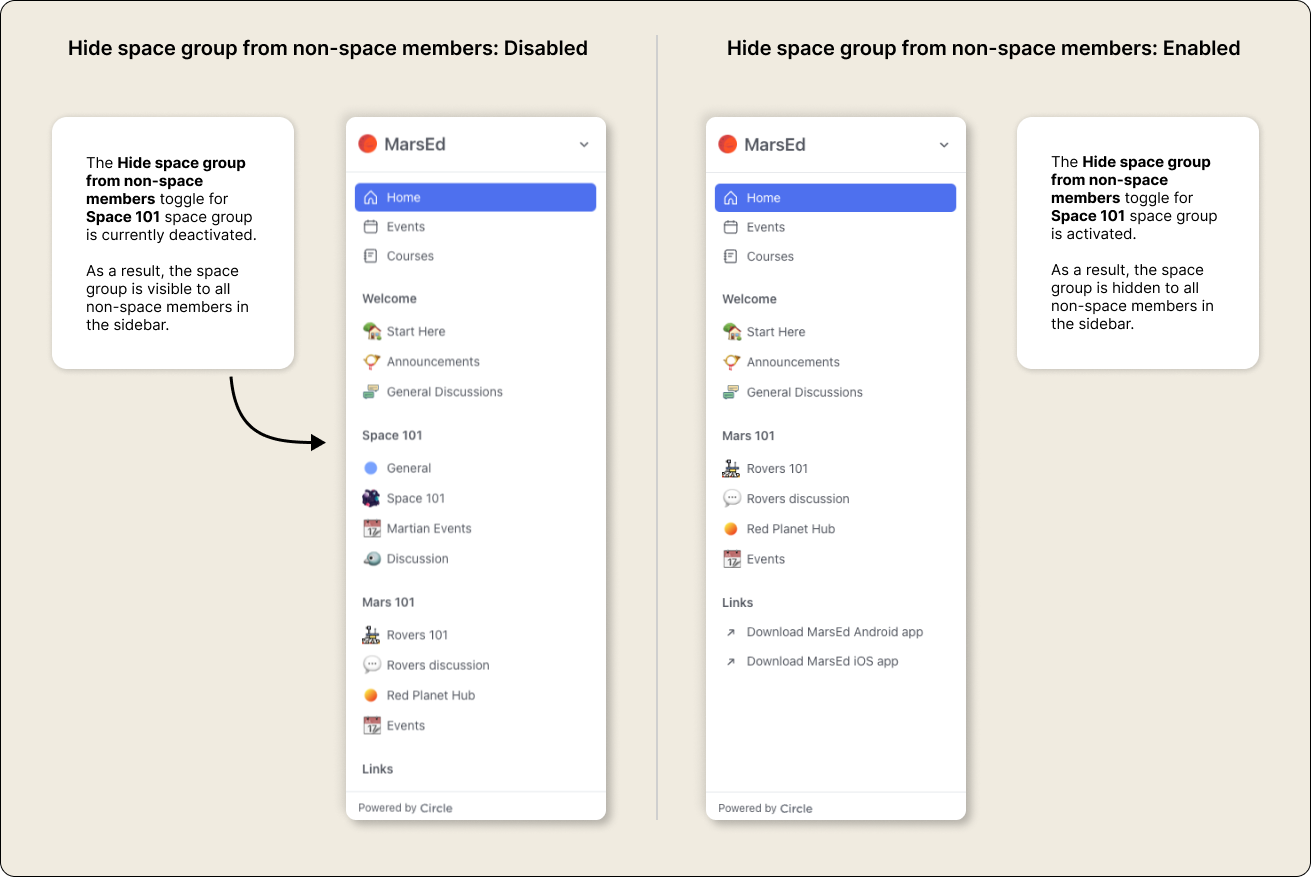 Set up a private community | Circle Knowledge Base