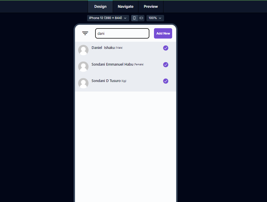 Filtering a List with a Search Bar | The Draftbit Community