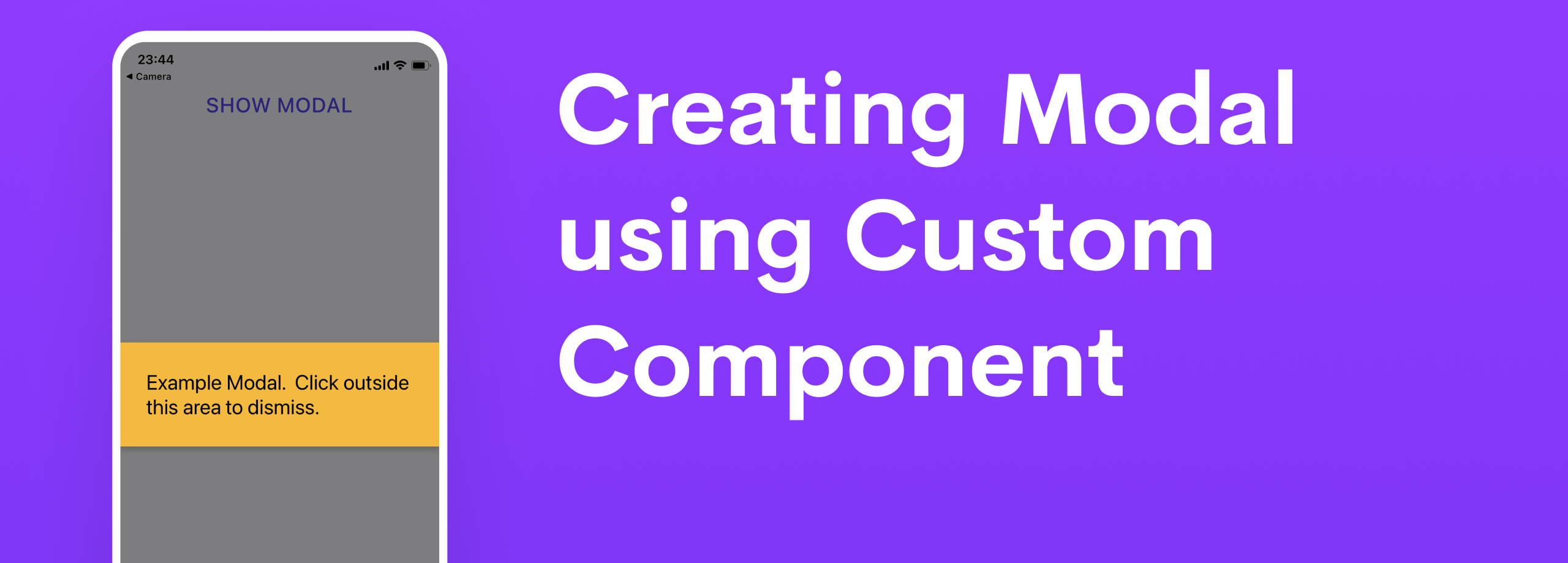 Creating Modal using Custom Component | The Draftbit Community