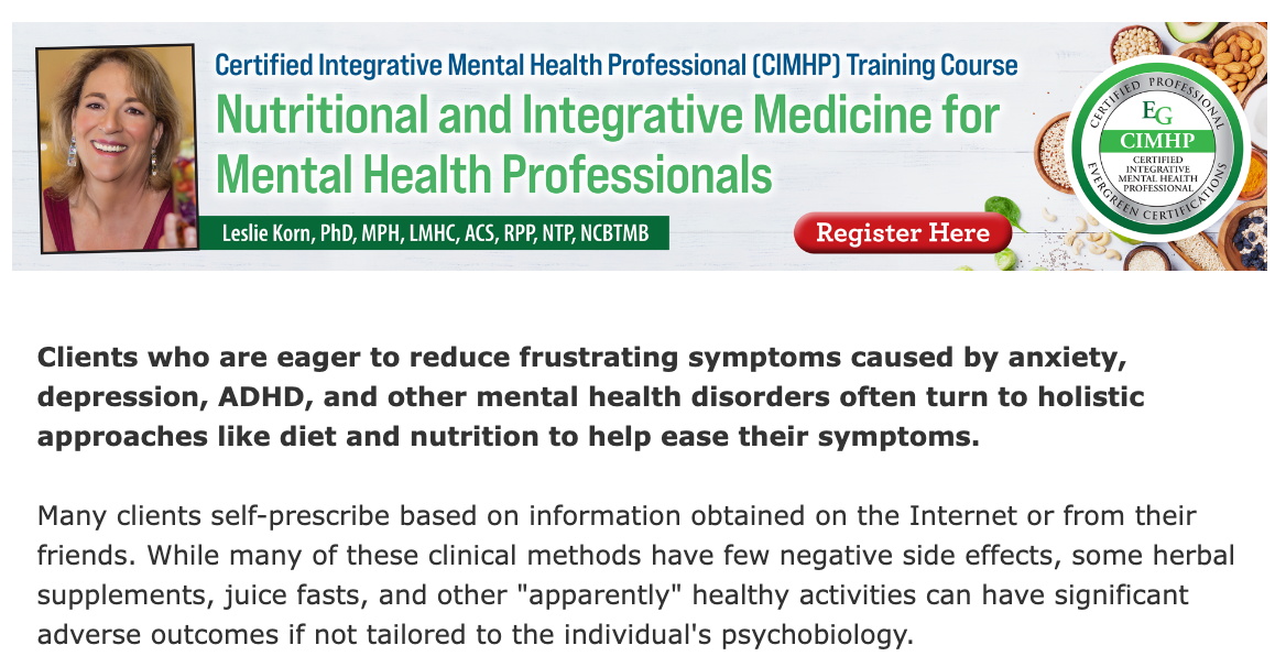 How to Become a Certified Integrative Mental Health Professional (CIMHP ...